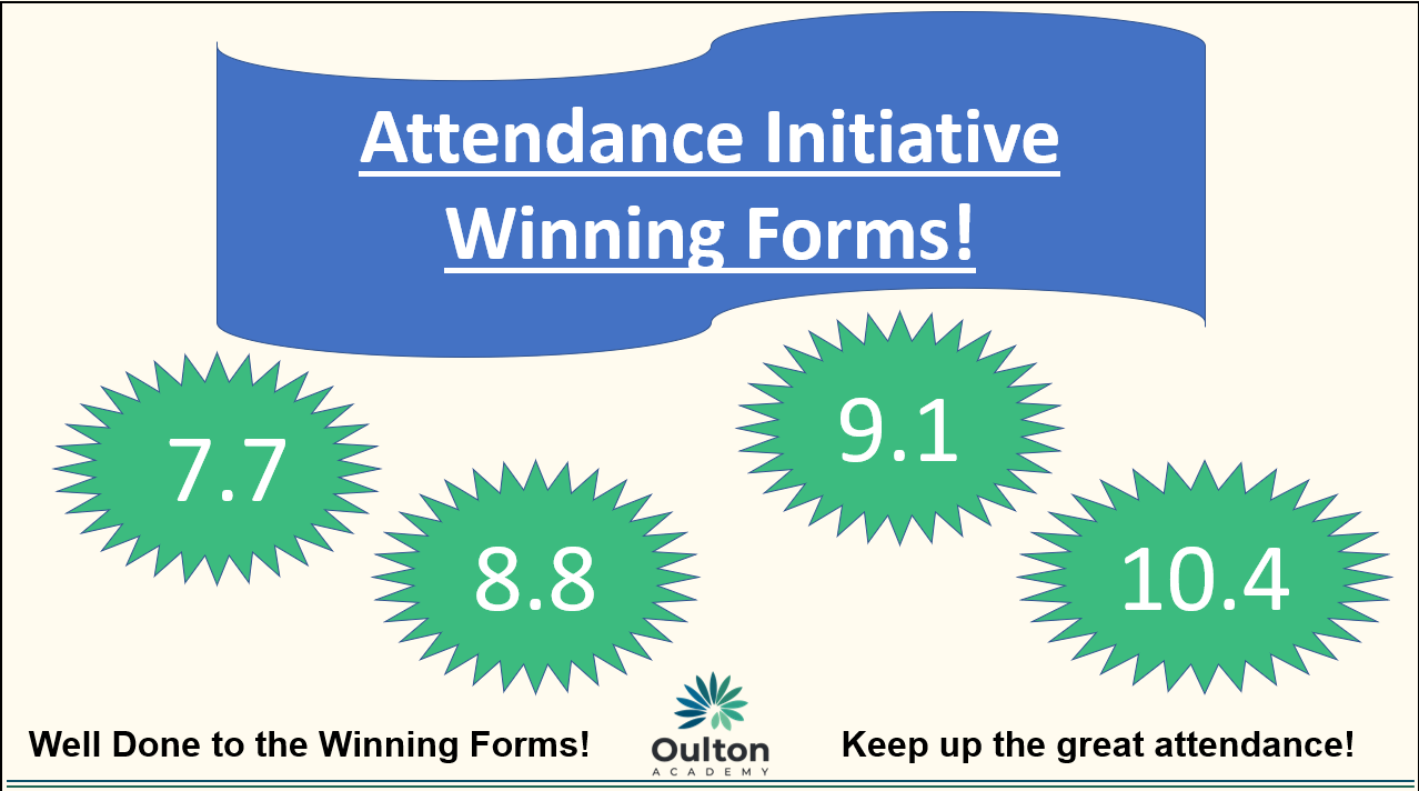 Form Attendance Challenge Winners
